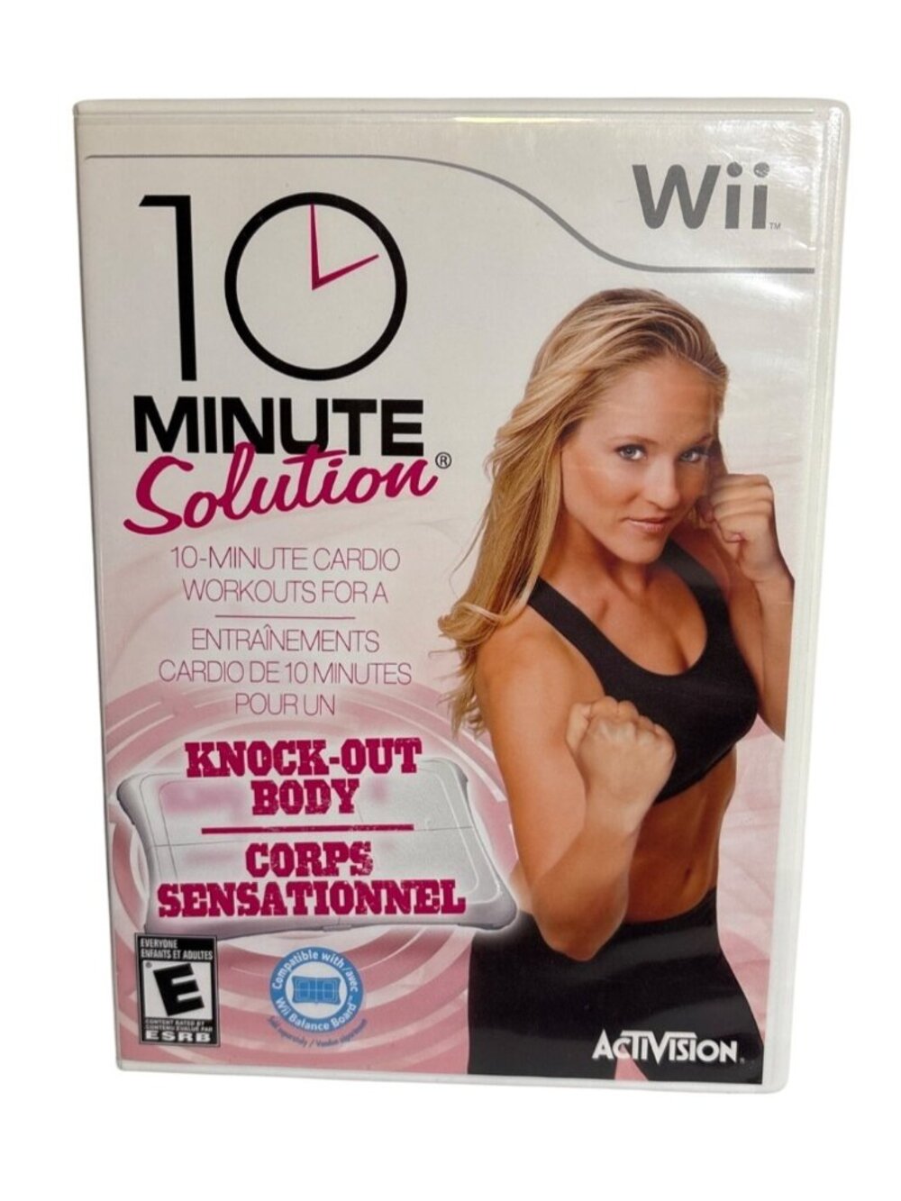 10 Minute Solution Knock Out Body Nintendo Wii Fitness Game Complete Activision